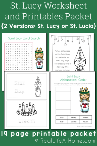 Saint Lucia Printables Packet