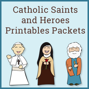 Catholic Saints and Heroes Packets