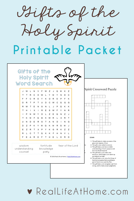 Gifts of the Holy Spirit Printable Packet