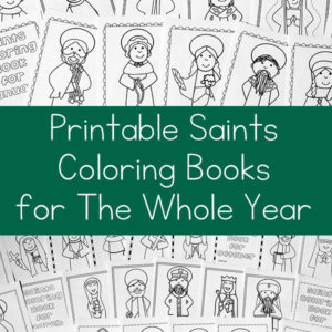 Saints Coloring Books for the Whole Year