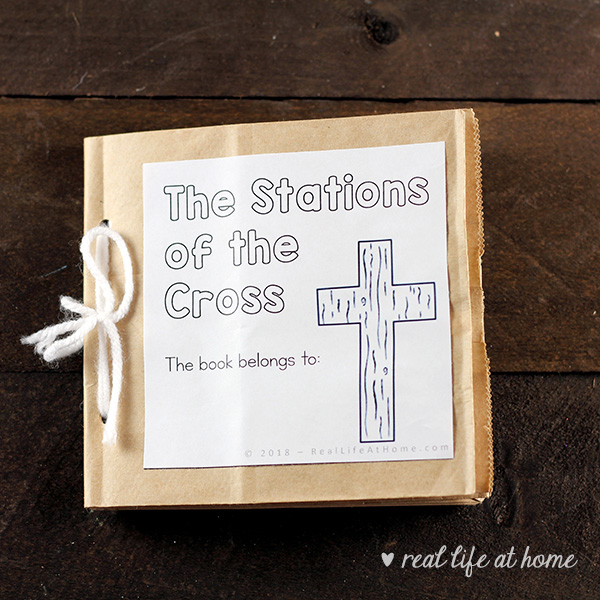 Stations of the Cross Paper Bag Book for Kids