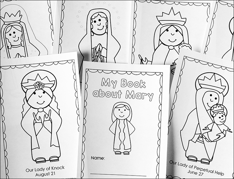 Mary Printables for Kids from Real Life at Home