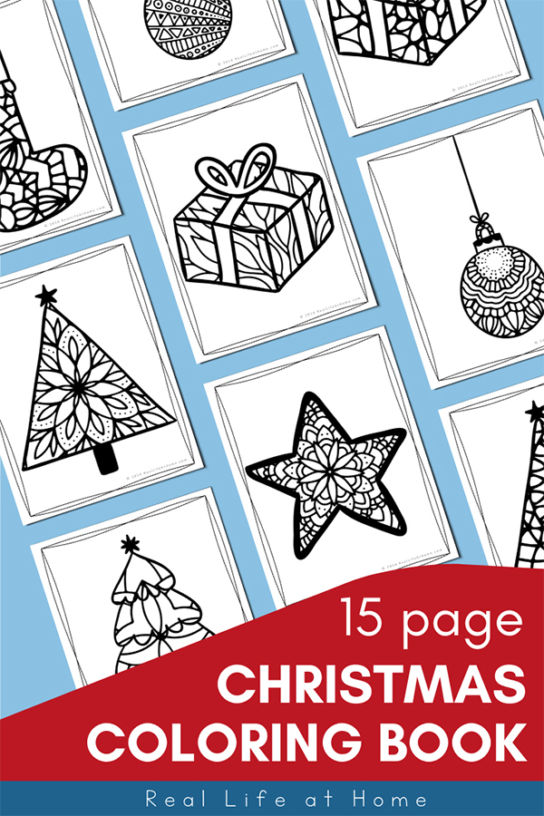 Printable Christmas Coloring Book for Kids and Adults