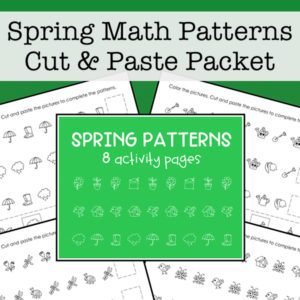 Spring Math Patterns for Kids