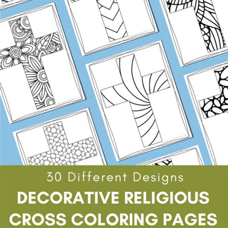 30 Religious Cross Coloring Pages