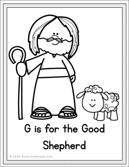 Good Shepherd Coloring Page