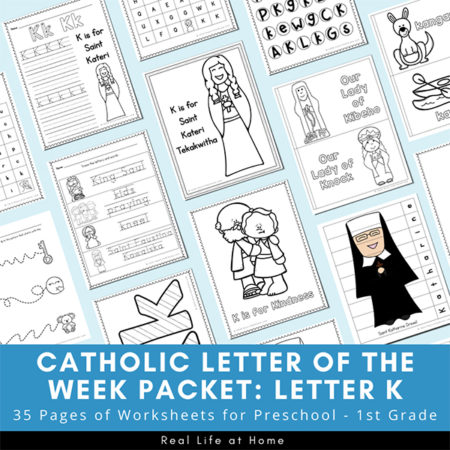 Catholic Letter of the Week - Packet for Letter K