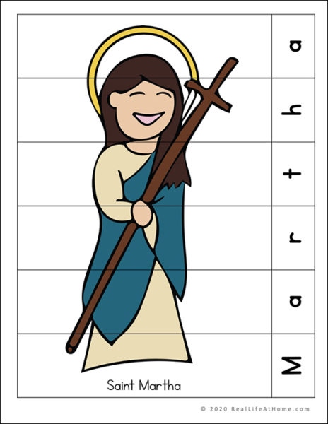 Letter M – Catholic Letter of the Week Worksheets and Coloring Pages