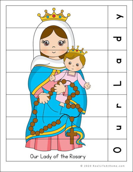 Our Lady of the Rosary Puzzle Page