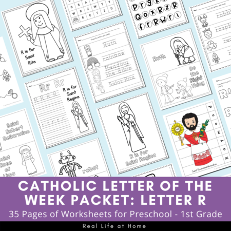 Letter R - Catholic Letter of the Week Packet