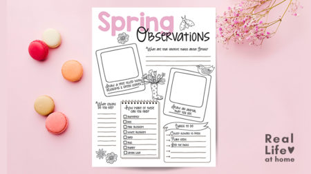 Spring Nature Study Printable