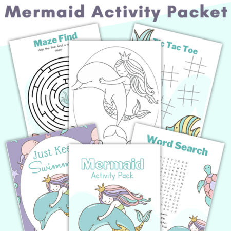 Mermaid Activity Page Packet