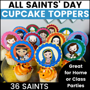 All Saints' Day Cupcake Toppers